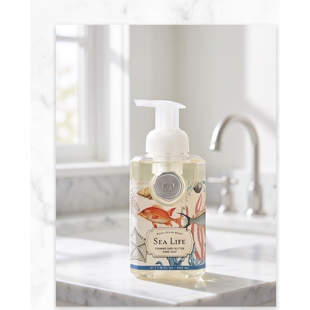 Michel Design Works Sea Life Foaming Shea Butter Hand Soap 17.8oz 530ml